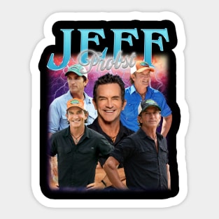 VINTAGE BOOTLEG JEFF PROBST RETRO Sticker